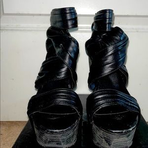 Joe’s jeans platform sandals
